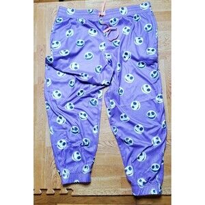 Disney The Nightmare Before Christmas Women's Size XXL Sleepwear Pants Purple